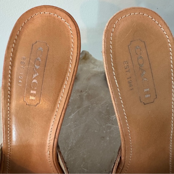 Coach Women's Daryn Slide Heels Size 8.5 - Picture 9 of 15